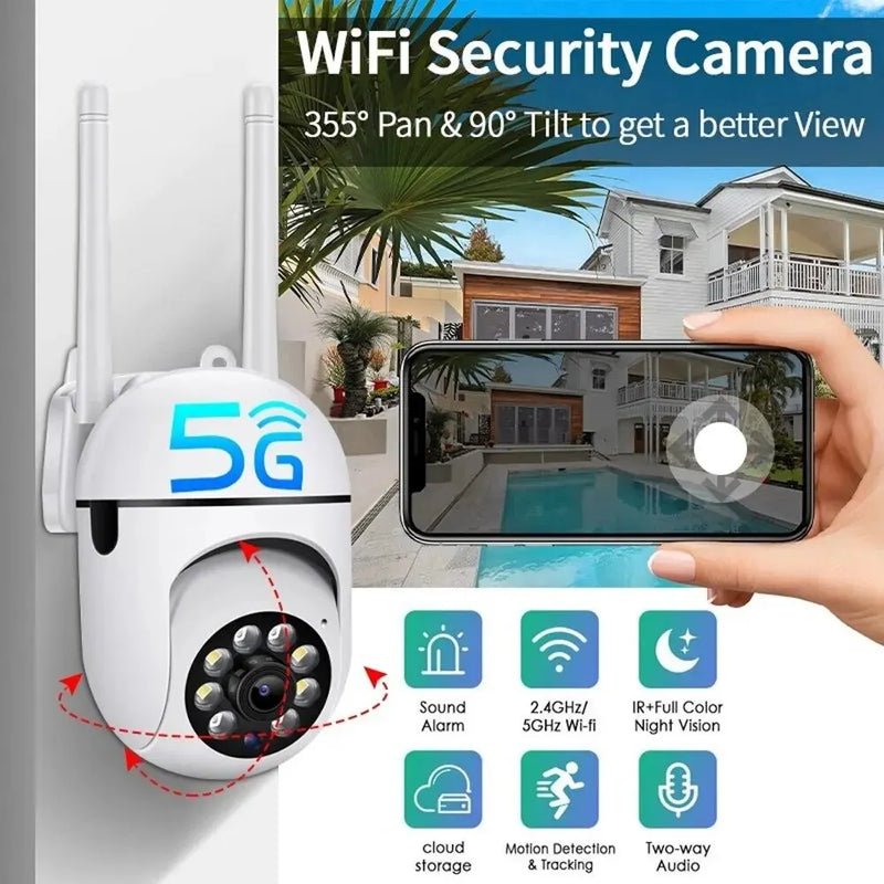 UltraCamera de Segurança -  Alta Definição  [VISÃO NOTURNA, WIFI E 360 GRAUS]